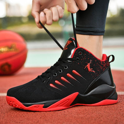 Our men's basketball shoes are made to offer just the right balance of support, comfort, and flexibility to boost your performance on the court and win basketball games making it ideal for professional athletes and beginners.